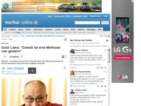 Bild zum Artikel: Dalai Lama: 'Gewalt ist eine Methode von gestern'