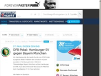 Bild zum Artikel: DFB-Pokal: Hamburger SV gegen Bayern München