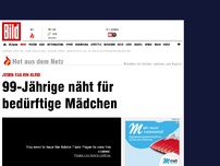 Bild zum Artikel: Jeden Tag ein Kleid - 99-Jährige näht für bedürftige Mädchen