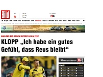 Bild zum Artikel: BVB-Superstar - KLOPP „Gutes Gefühl, dass Reus bleibt“