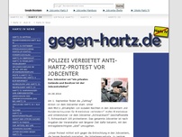 Bild zum Artikel: Polizei verbietet Anti-Hartz-Protest vor Jobcenter