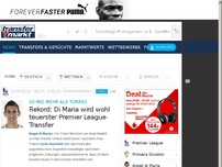 Bild zum Artikel: Rekord: Di Maria wird wohl teuerster Premier League-Transfer