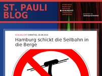Bild zum Artikel: Hamburg schickt die Seilbahn in die Berge
