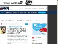 Bild zum Artikel: FC Bayern und AS Rom haben sich auf Benatia-Ablöse geeinigt