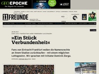 Bild zum Artikel: Dank Lotto: Frankfurt-Fans wollen Waldstadion zurückkaufen