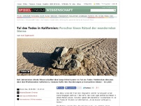 Bild zum Artikel: Tal des Todes in Kalifornien: Forscher lösen Rätsel der wandernden Steine