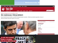 Bild zum Artikel: Berlins Bürgermeisterkandidat Saleh: Ein dubioses Hörproblem