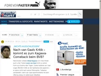 Bild zum Artikel: Nach van Gaals Kritik – kommt es zum Kagawa-Comeback beim BVB?