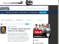 Bild zum Artikel: FC Chelsea verleiht Stürmer Torres an AC Mailand