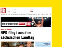 Bild zum Artikel: NPD fliegt aus dem sächsischen Landtag