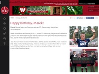Bild zum Artikel: Happy Birthday, Marek!