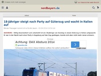 Bild zum Artikel: 18-Jähriger steigt nach Party auf Güterzug und wacht in Italien auf