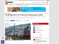 Bild zum Artikel: Durchzechte Nacht: 18-Jähriger fährt mit Filmriss auf Güterzug nach Italien