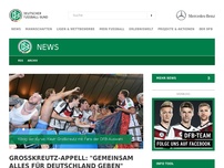 Bild zum Artikel: Großkreutz' Appell an die Fans: 'Lasst uns gemeinsam für Deutschland alles geben'