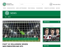 Bild zum Artikel: Fast 12 Millionen sehen Weltmeister bei RTL
