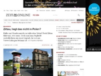Bild zum Artikel: Zittau: 
			  Zittau, liegt das nicht in Polen?