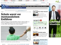 Bild zum Artikel: Thurgau: Schule warnt vor mutmasslichem  Entführer