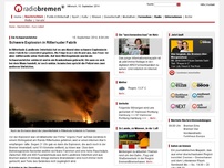 Bild zum Artikel: Unglück in Ritterhude: Explosion in Lackfirma
