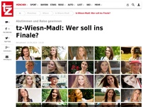Bild zum Artikel: tz-Wiesn-Madl: Wer soll ins Finale?