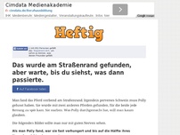 Bild zum Artikel: Das wurde am Straßenrand gefunden, aber warte, bis du siehst, was dann passierte.