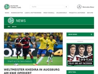 Bild zum Artikel: Weltmeister Khedira in Augsburg am Knie operiert