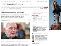 Bild zum Artikel: Schauspieler: 
			  Joachim Fuchsberger gestorben