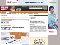 Bild zum Artikel: HU-Professorin fordert -  Beschneidung bei Mädchen soll erlaubt werden