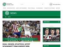 Bild zum Artikel: Real gegen Atletico: Jetzt schwingt Toni Kroos den Taktstock
