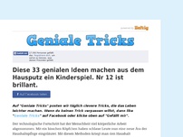 Bild zum Artikel: Diese 33 genialen Ideen machen aus dem Hausputz ein Kinderspiel. Nr 12 ist brillant.