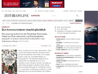 Bild zum Artikel: Kommunikation: 
			  Gut kommunizieren macht glücklich