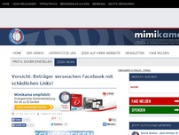 Bild zum Artikel: Vorsicht: Betrüger verseuchen Facebook mit schädlichen Links!