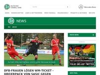 Bild zum Artikel: DFB-Frauen lösen WM-Ticket - Dreierpack von Sasic gegen Russland