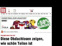 Bild zum Artikel: Reich sein ist nicht alles! - Obdachlose zeigen, wie schön Teilen ist