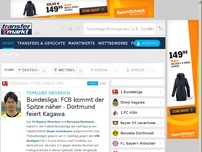 Bild zum Artikel: Bundesliga: FCB kommt der Spitze näher - Dortmund feiert Kagawa