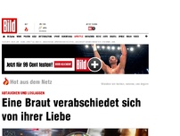 Bild zum Artikel: Bewegendes Foto-Shooting - Eine Braut verabschiedet sich von ihrer Liebe