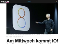 Bild zum Artikel: Am Mittwoch kommt iOS 8. Das müssen Sie über das neue Apple-System wissen