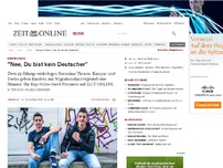 Bild zum Artikel: Kamyar & Dzeko: 
			  'Nee, Du bist kein Deutscher'