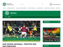 Bild zum Artikel: BVB gegen Arsenal: Treffen der Weltmeister