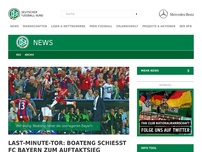 Bild zum Artikel: Last-Minute-Tor: Boateng schießt FC Bayern zum Auftaktsieg