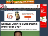 Bild zum Artikel: „Mein Herz war ohnehin immer beim BVB“ Der Japaner Shinji Kagawa spricht im Interview mit SPORT BILD über seine emotionale Rückkehr zum BVB und den Angriff auf Bayern. »
