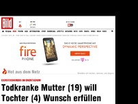 Bild zum Artikel: Eierstockkrebs - Todkranke Mutter will Tochter Wunsch erfüllen