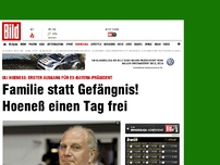 Bild zum Artikel: Familientreffen - Erster Ausgang für Hoeneß