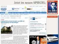 Bild zum Artikel: Topthema Leipzig bittet private Vermieter um Hilfe bei Unterbringung von Flüchtlingen