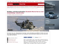 Bild zum Artikel: Schäden und Altersschwäche: Deutsche Marine hat nur drei einsatzfähige Hubschrauber