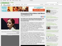 Bild zum Artikel: UN-Kampagne 'HeForShe' - Emma Watson lädt Männer zum Feminismus ein  