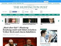 Bild zum Artikel: „Hart aber fair': Plasberg-Sendung endet mit Eklat zwischen Volker Beck und einem Salafisten