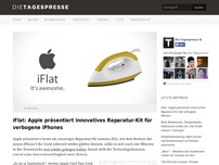 Bild zum Artikel: iFlat: Apple präsentiert innovatives Reparatur-Kit für verbogene iPhones