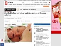 Bild zum Artikel: Neues vom 'Postillon': Zwölfte Ehefrau von Lothar Matthäus soeben in Bukarest geboren
