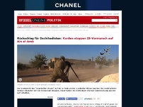 Bild zum Artikel: Rückschlag für Dschihadisten: Kurden stoppen IS-Vormarsch auf Ain al-Arab