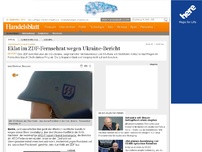 Bild zum Artikel: Chefredakteur in der Kritik: Eklat im ZDF-Fernsehrat wegen Ukraine-Bericht